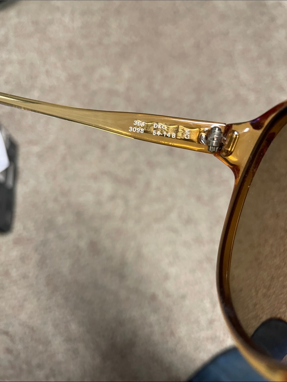 Vintage 70s Carl Zeiss Amber Oversized Women's Sunglasses- excellent shape - Picture 5 of 11